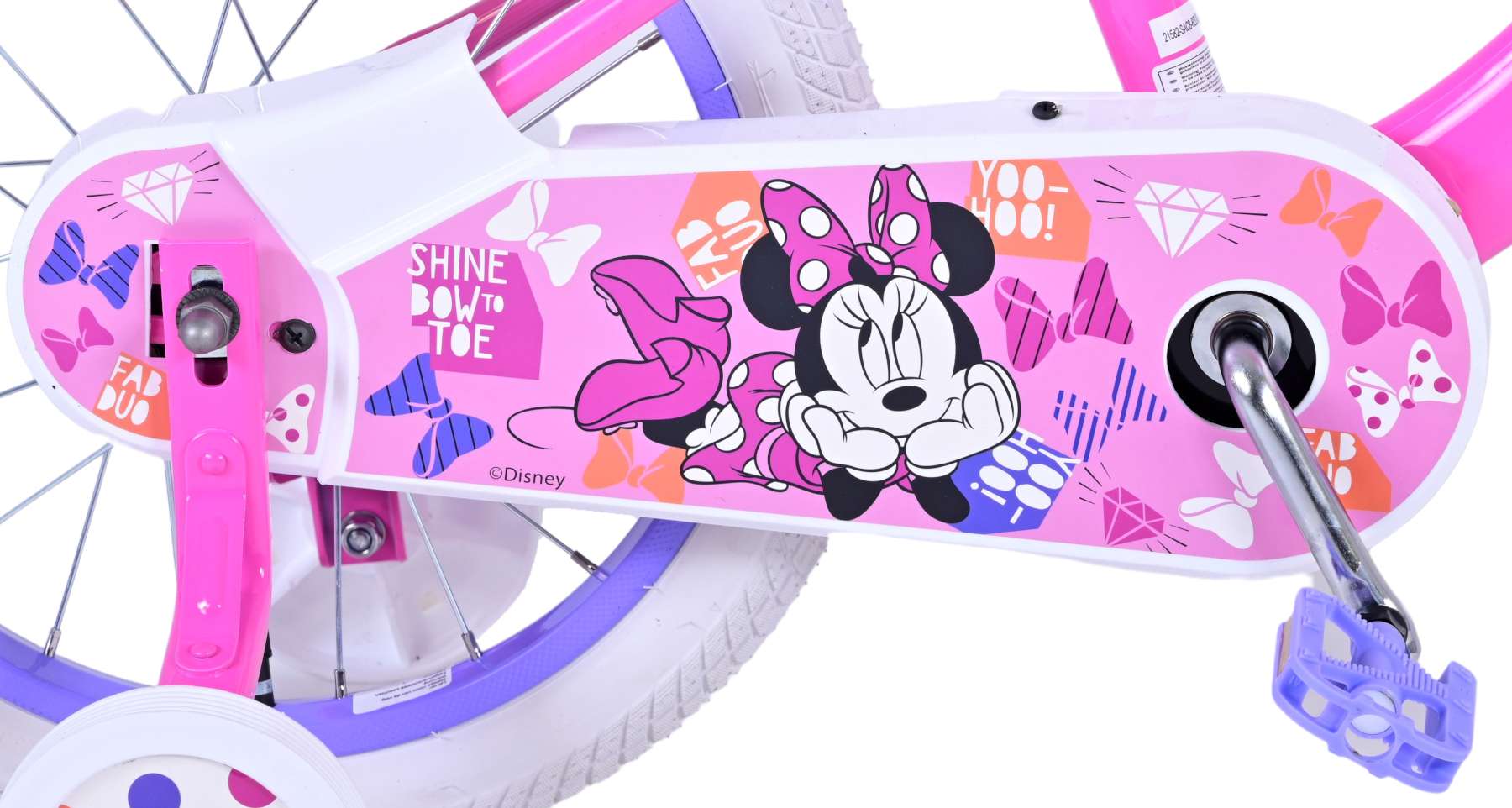 Minnie schattigste ooit! 16 Inch 29 cm Meisjes Terugtraprem Roze