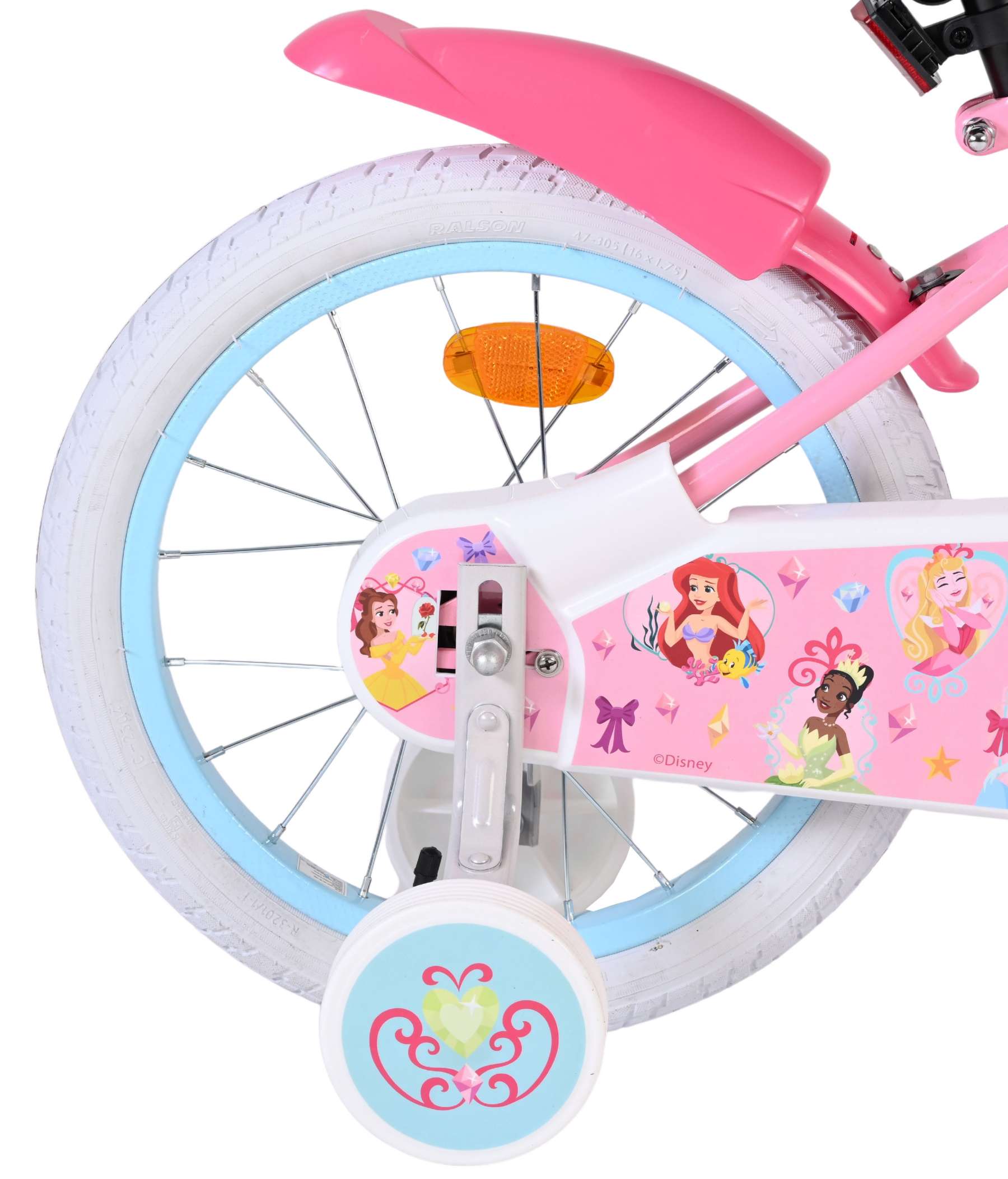 Princess yipeeh 16 inch fiets roze 20600