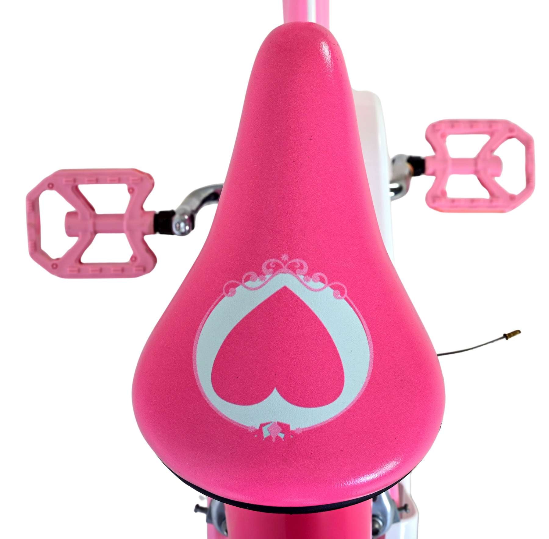 Disney prinzessin disney princess kinderfiets - meisjes - 16 inch - roze - twee handremmen