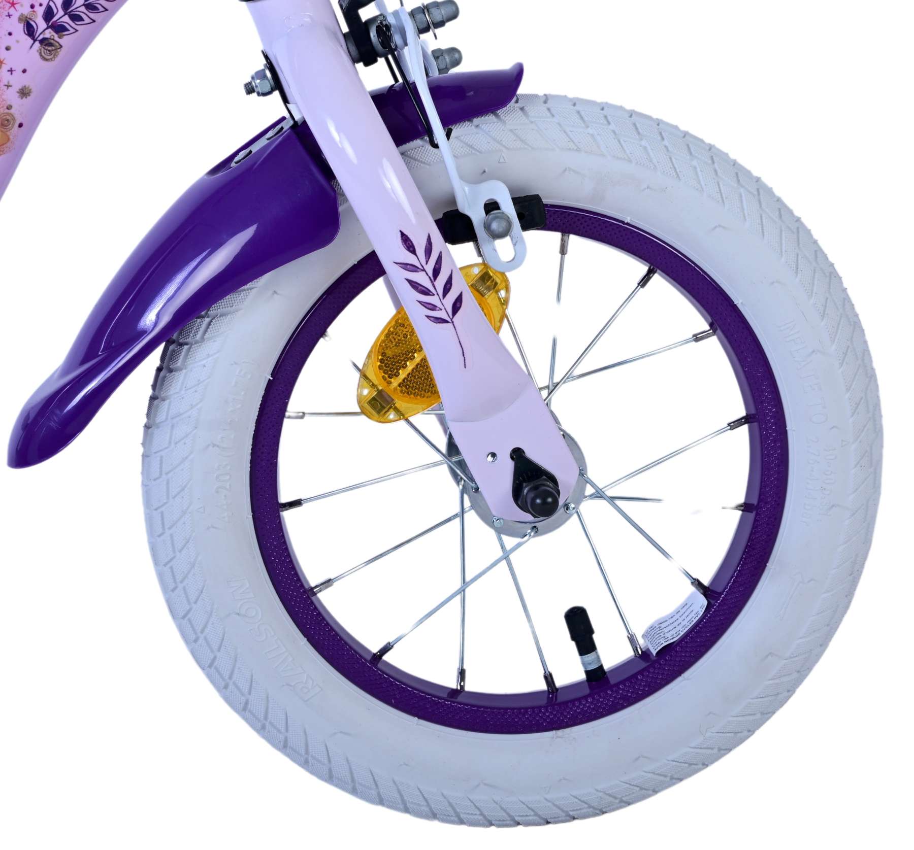 Wunsch disney wish kinderfiets - meisjes - 12 inch - paars