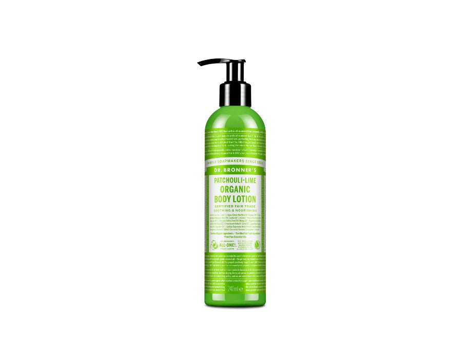 Dr. bronner's bodylotion - patchouli limoen - 245ml