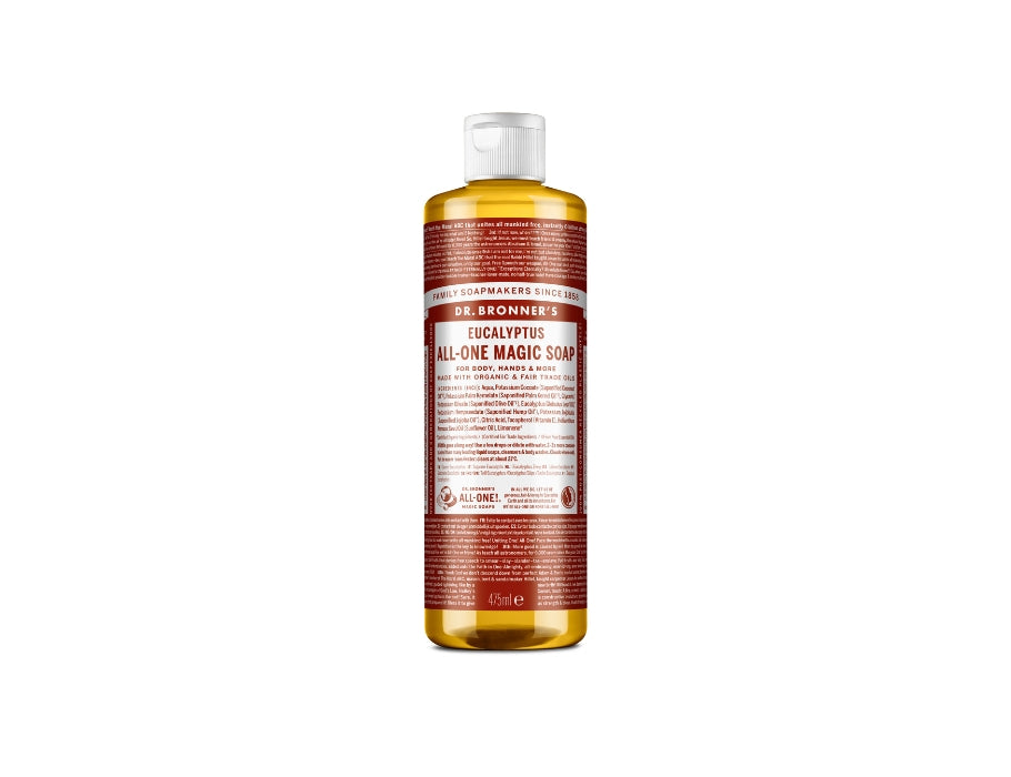 Dr. bronner's vloeibare zeep - puur castilla - eucalyptus - 475 ml