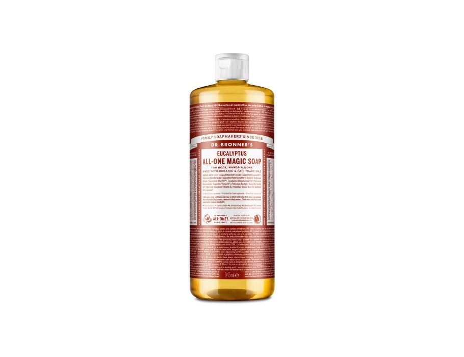 Dr. bronner's vloeibare zeep - puur castilla - eucalyptus - 945 ml