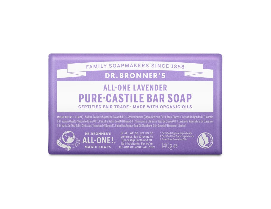 Dr. Bronner's Zeepblok Pure Castilla Lavendel