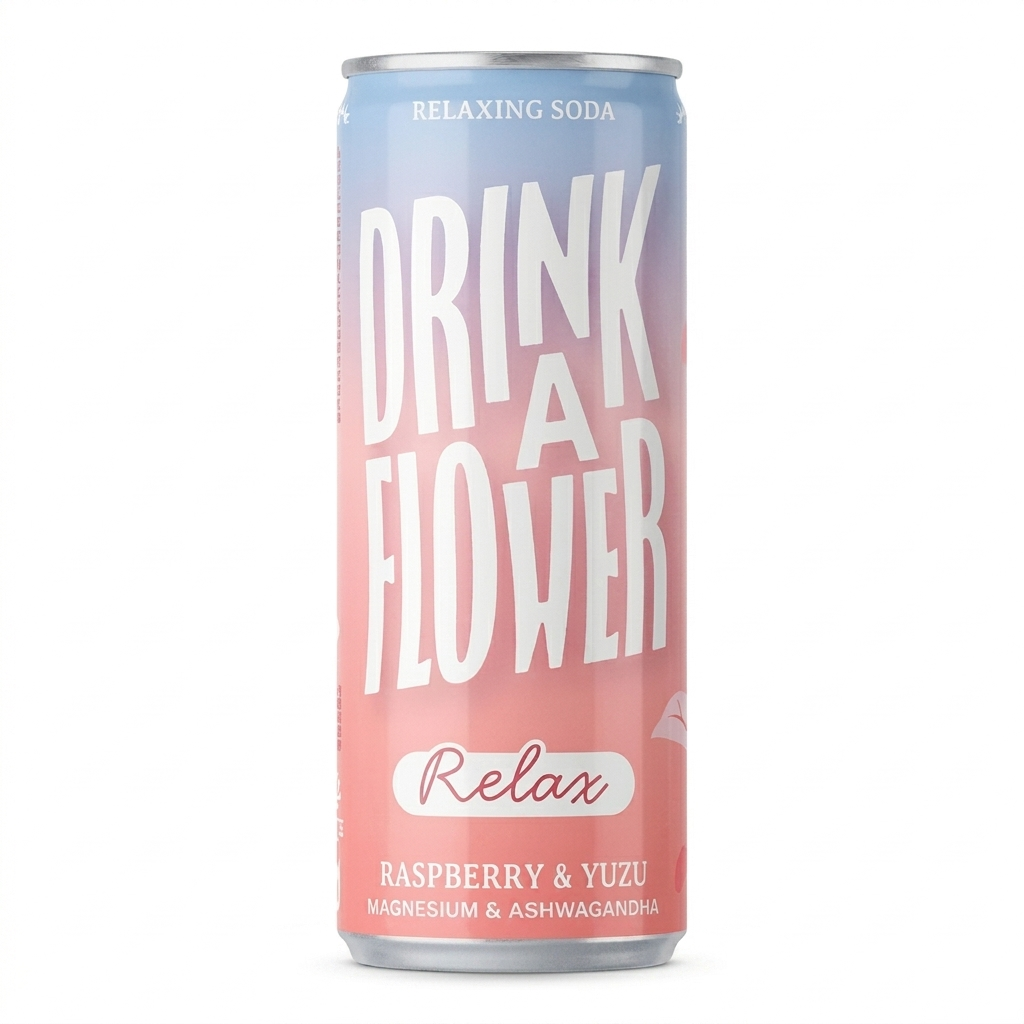 Drink a flower relax raspberry yuzu (12x 250 ml)
