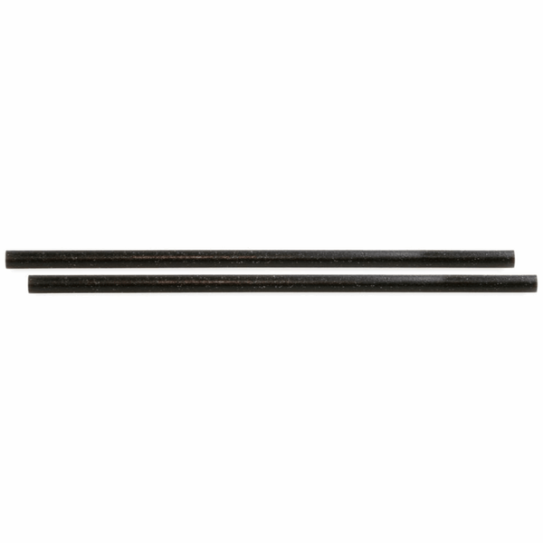 Drinkrietje zwart cellulose 24 cm (100 stuks)