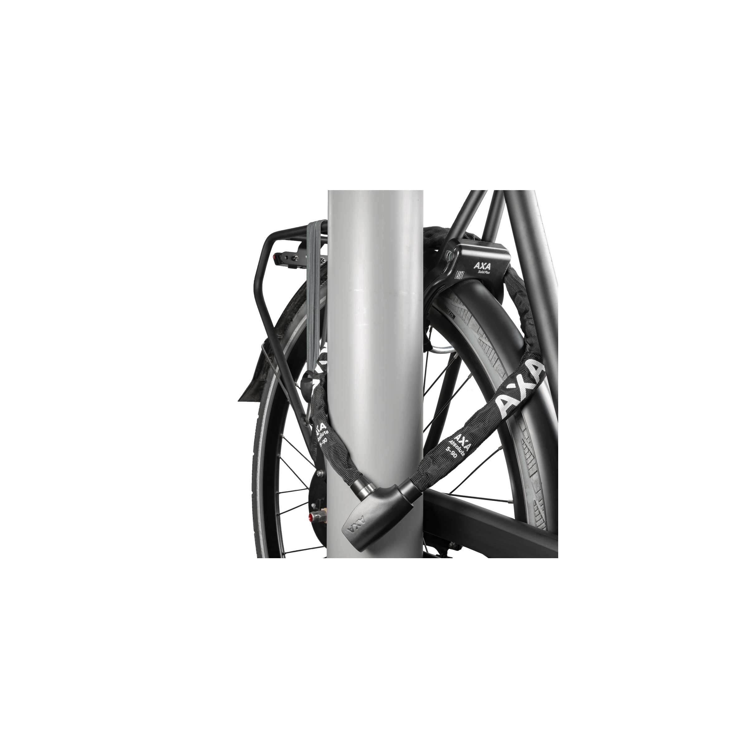 Axa kettingslot absolute 5-110cm zwart