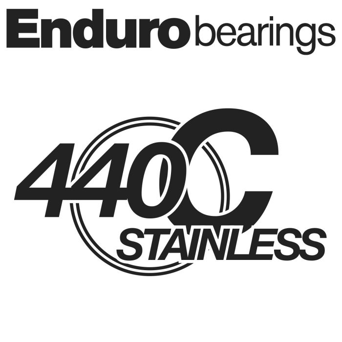 Enduro bearings s608 2rs - 440c stainless (radial) - 8x22x7