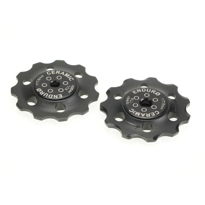 Enduro bearings derailleur pulleys - zero ceramic - sram - 11 speed - black