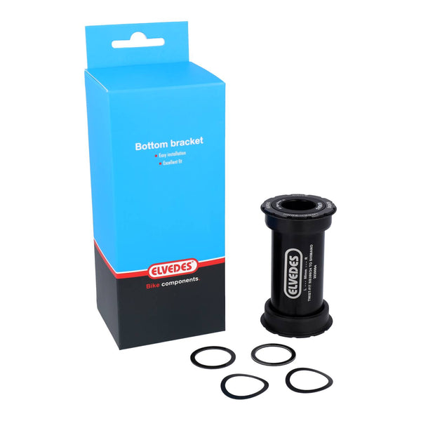 Twist-fit bottom bracket Elvedes for BB386 Shimano 46 x 86 mm