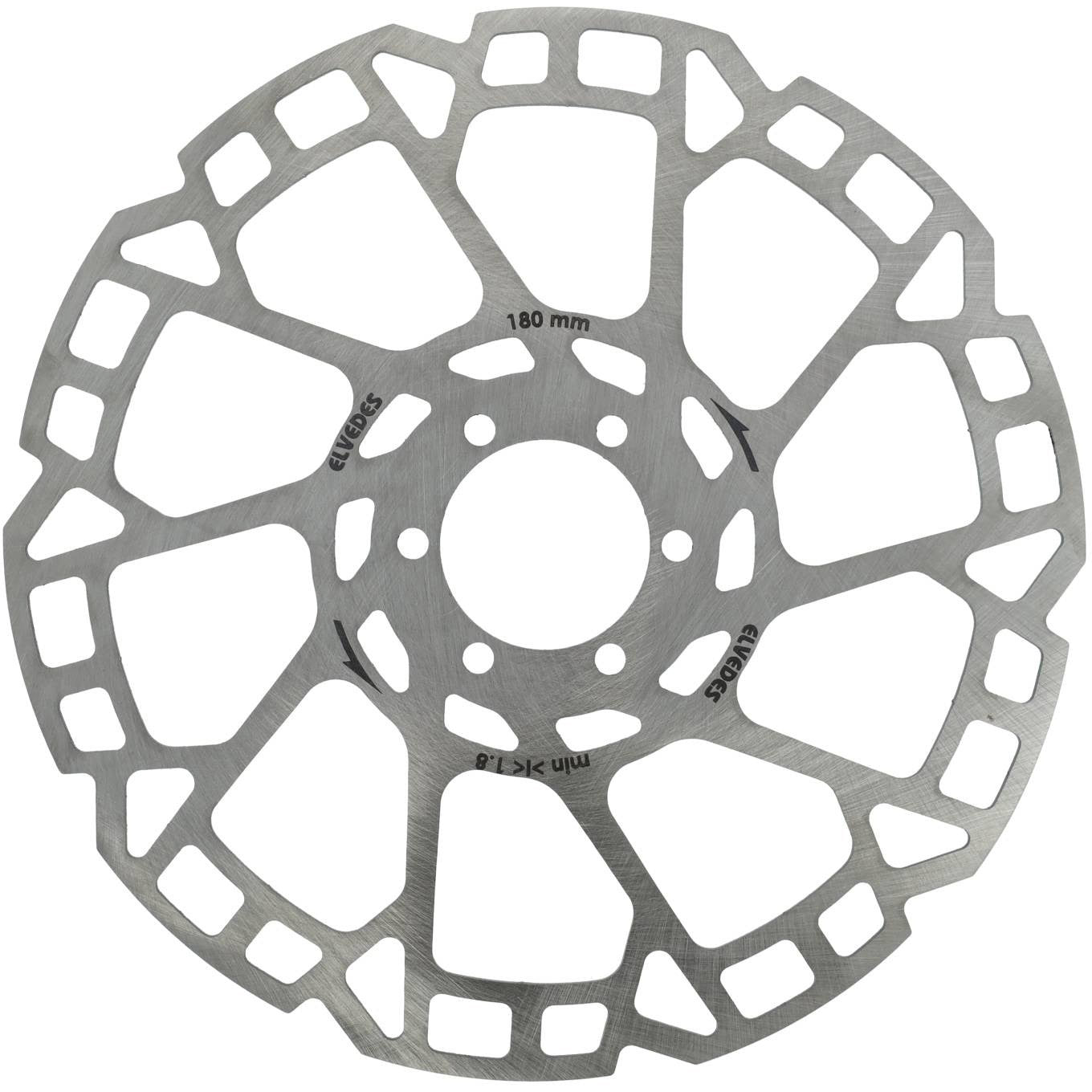 Elvedes brake rotor 6-bolt ⌀180mm t=2.0mm
