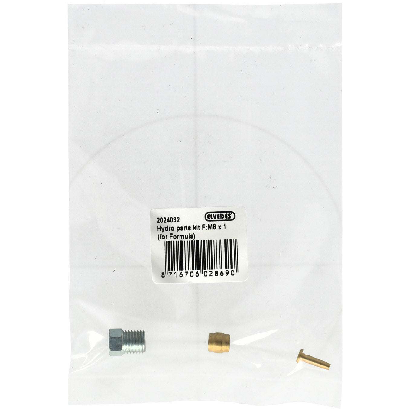 Elvedes hydro onderdelen kit f m8×1 (formule)