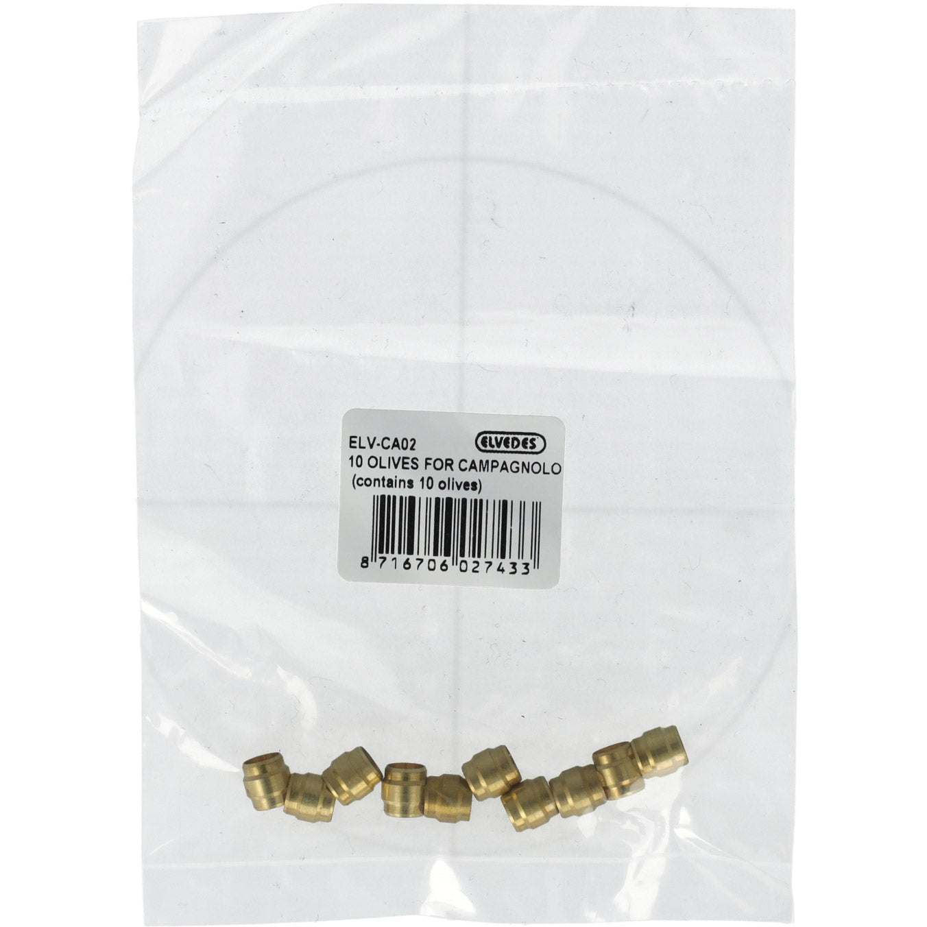 Elvedes olijven campagnolo hydraulische remslang (10st)