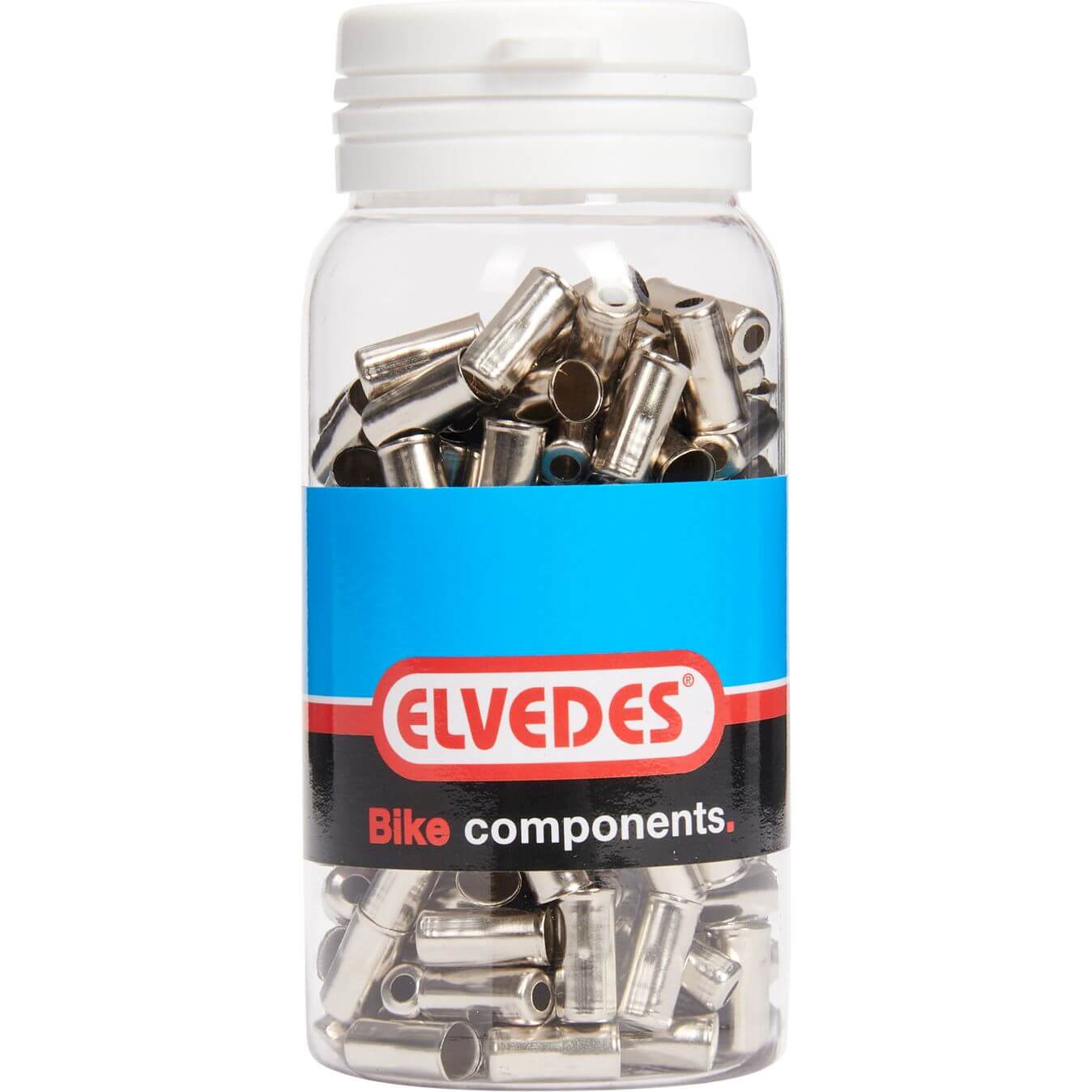 Elvedes cable end cap 5mm push-fit hexagonal brass (200 pcs)