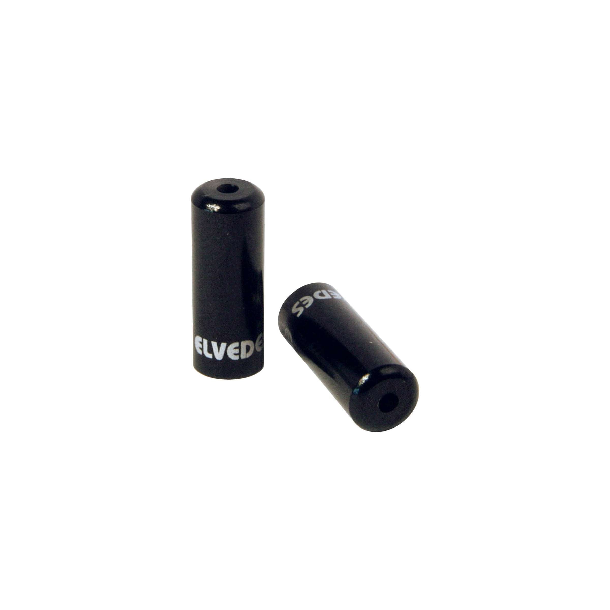 Elvedes cable end caps black 4.2mm | aluminium | 50 pieces