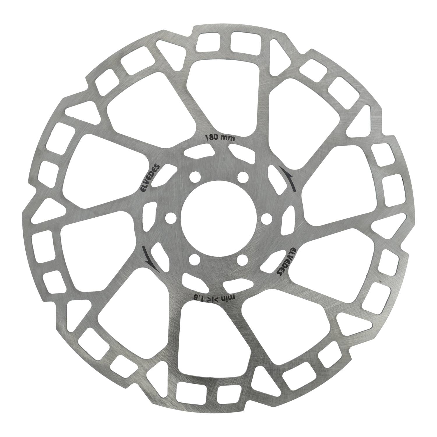 Elvedes remschijf 6-gaats �180mm t=2,0mm