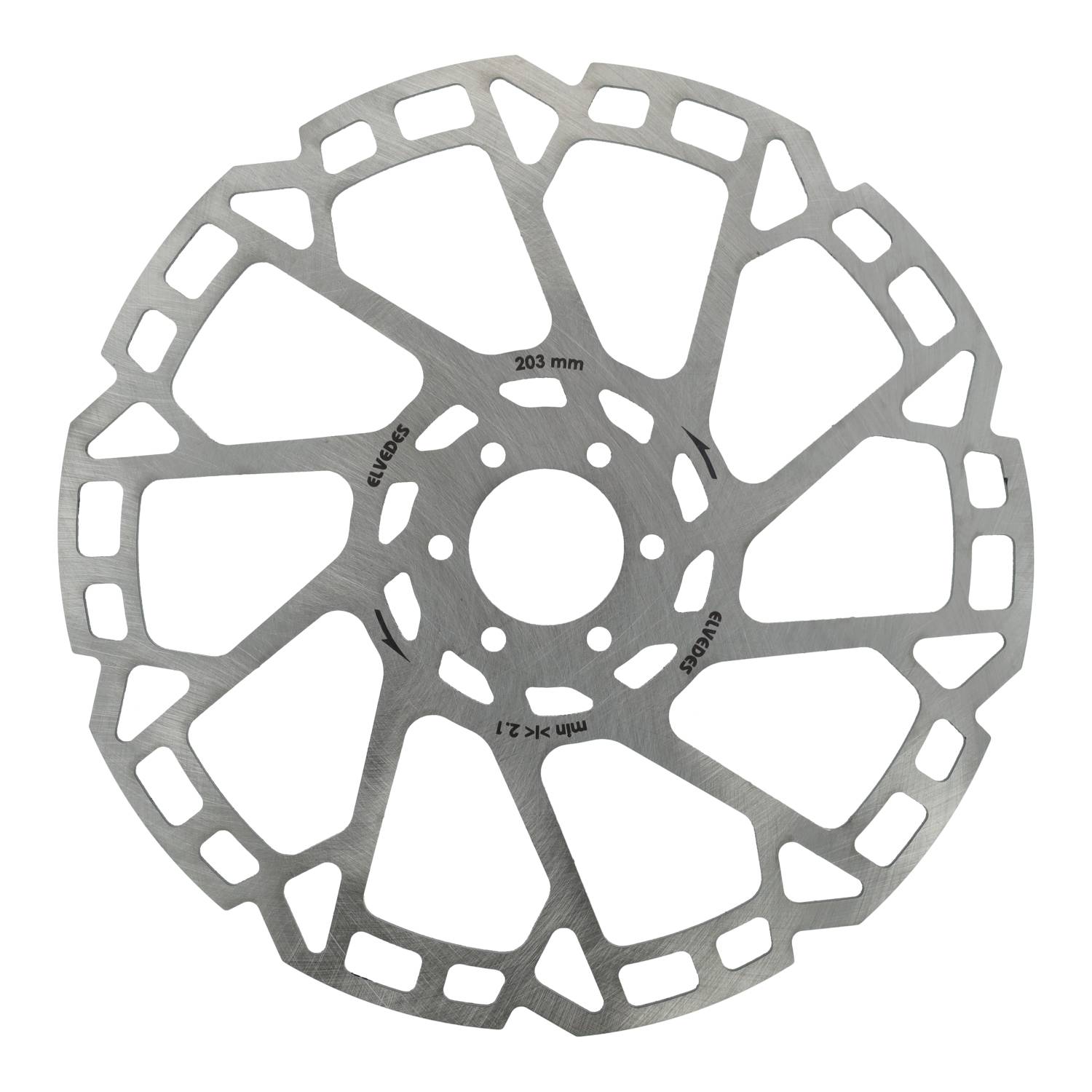Elvedes brake disc 6-bolt Ø180mm t=2.3mm