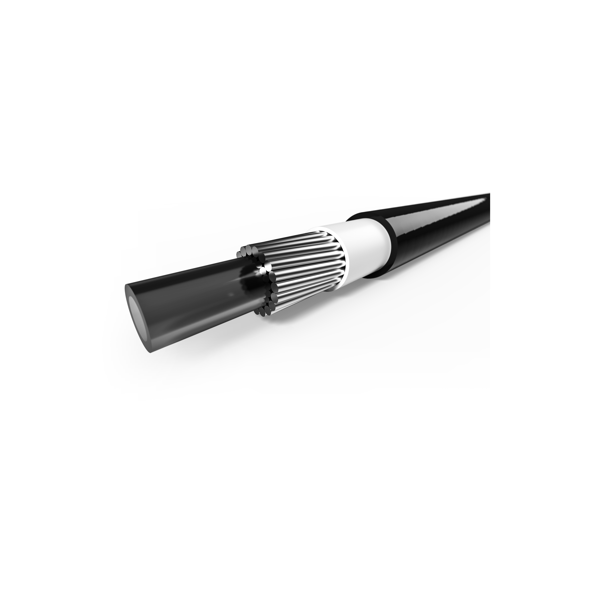 Elvedes derailleur outer cable with liner 3.2mm 30m black
