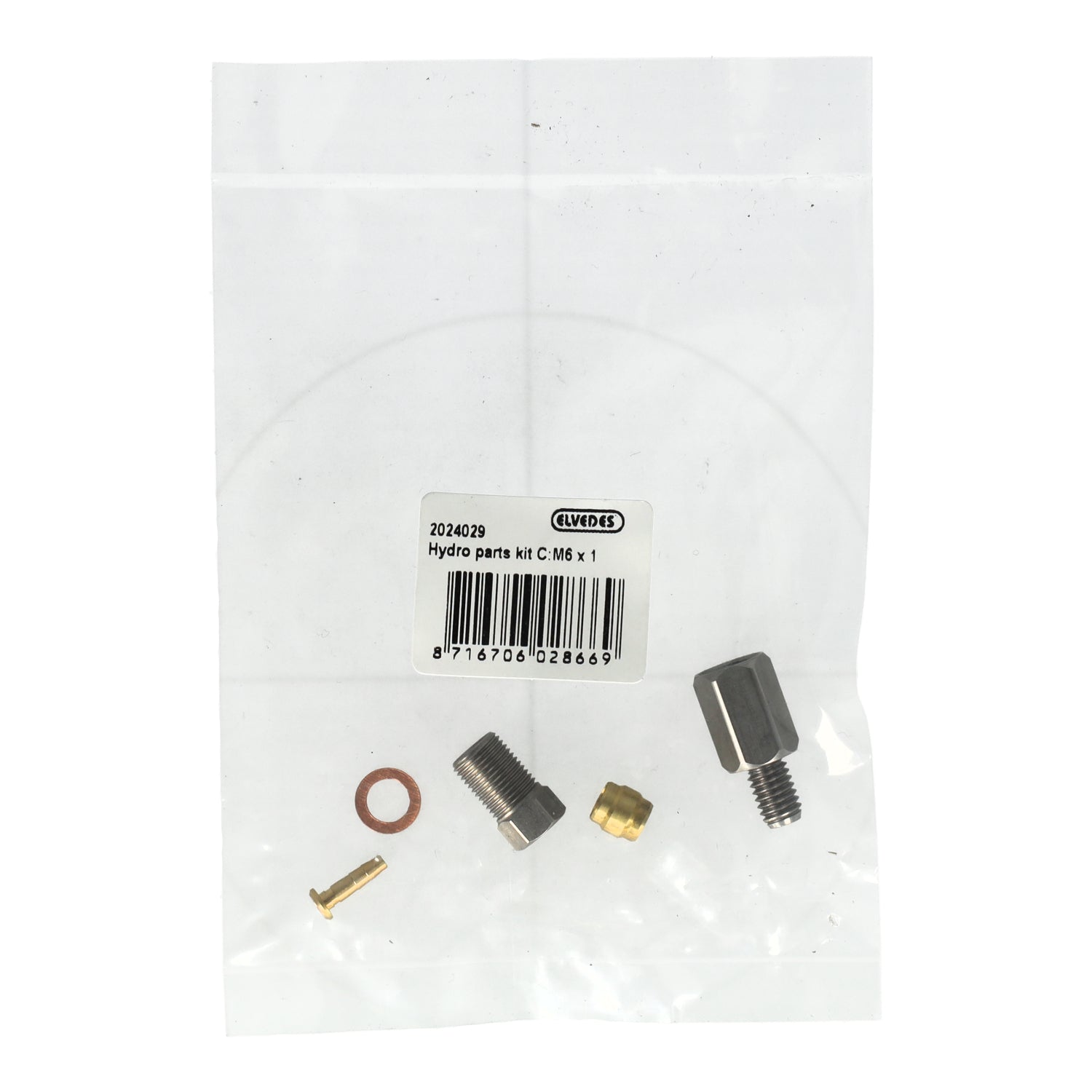 Elvedes hydro onderdelen kit c: m6x1