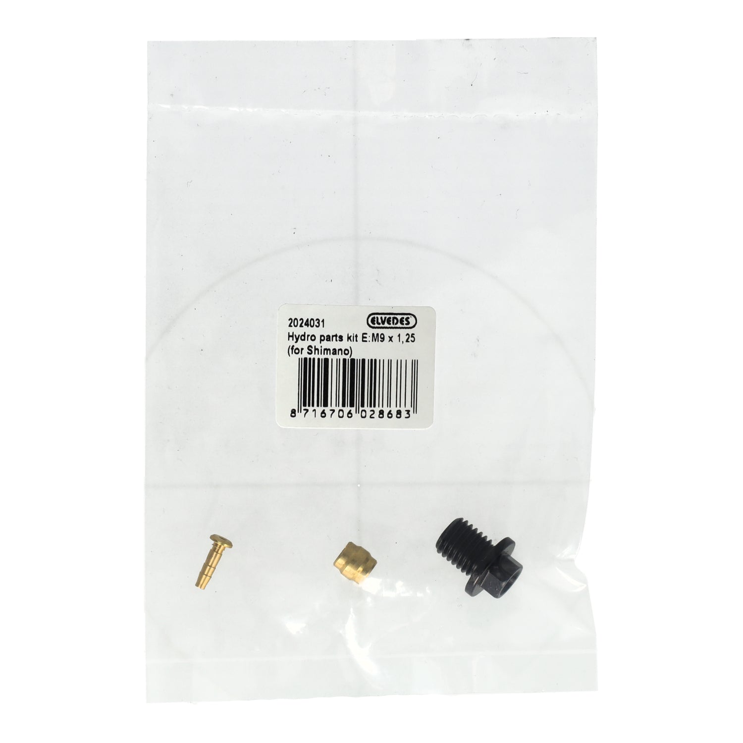 Elvedes hydro onderdelen kit e m9×1,25 (shimano)