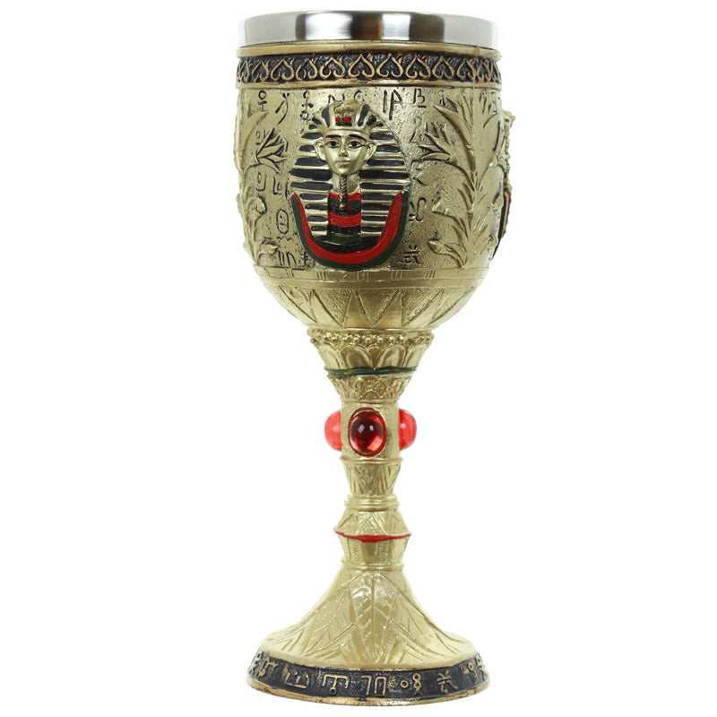 Decoratieve gouden egyptische kelk