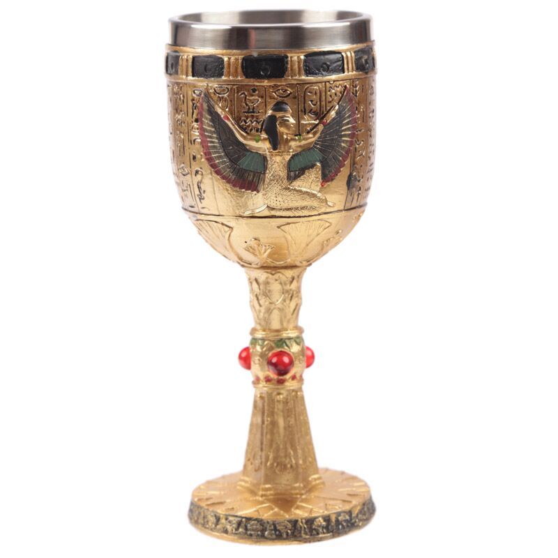 Decoratieve egyptische isiskelk