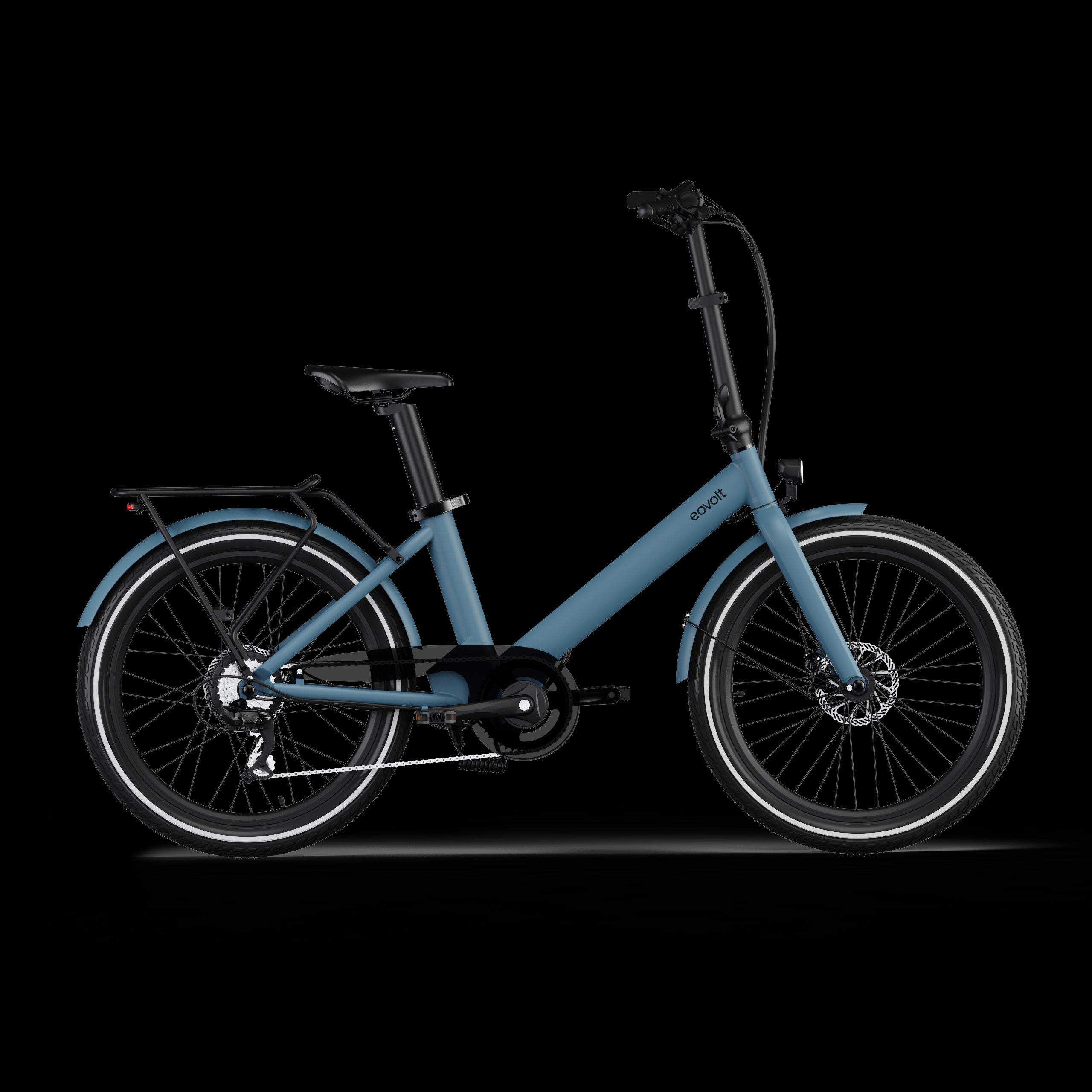 Eovolt Elektrische compactfiets Evening 24 v2 blauw