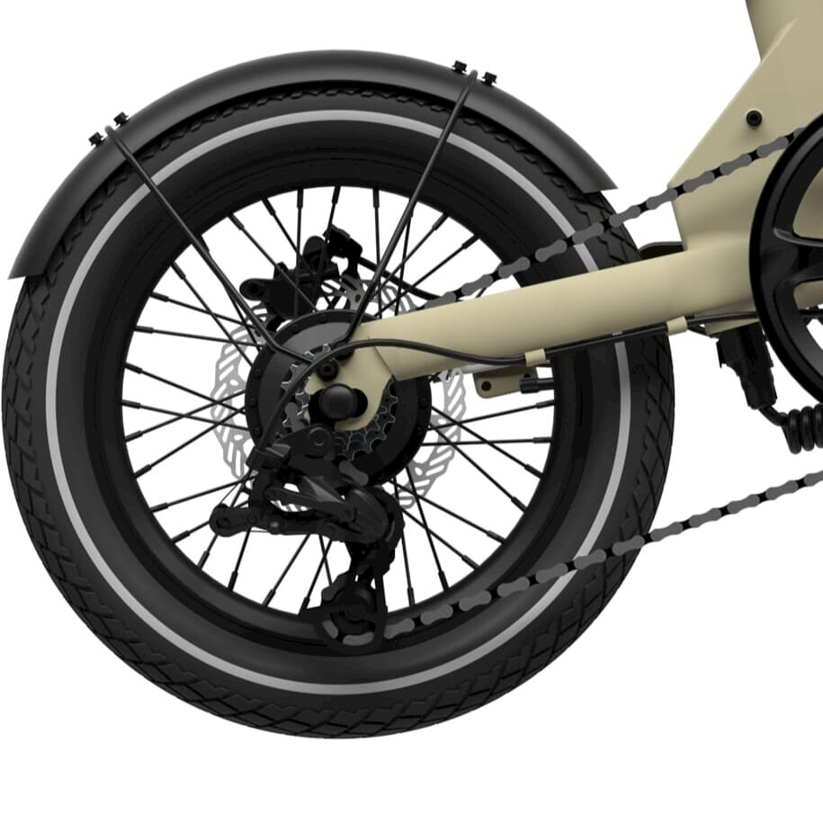 Eovolt achterwiel Morning v2 16 inch zwart