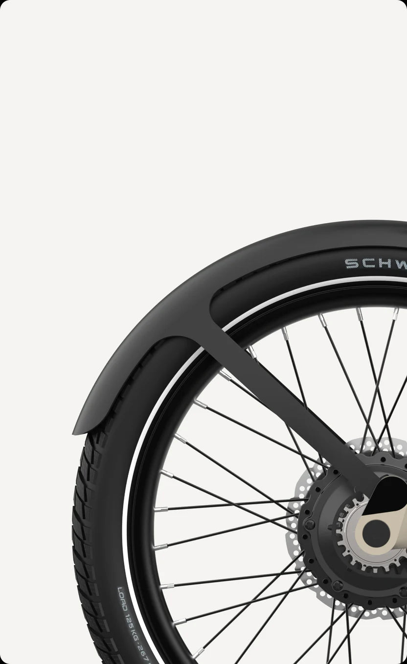 Uto eovolt spatbord achter pro20 v2 zwart