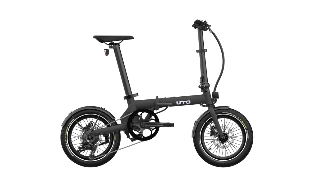 Uto elektrische vouwfiets og16 v0 zwart