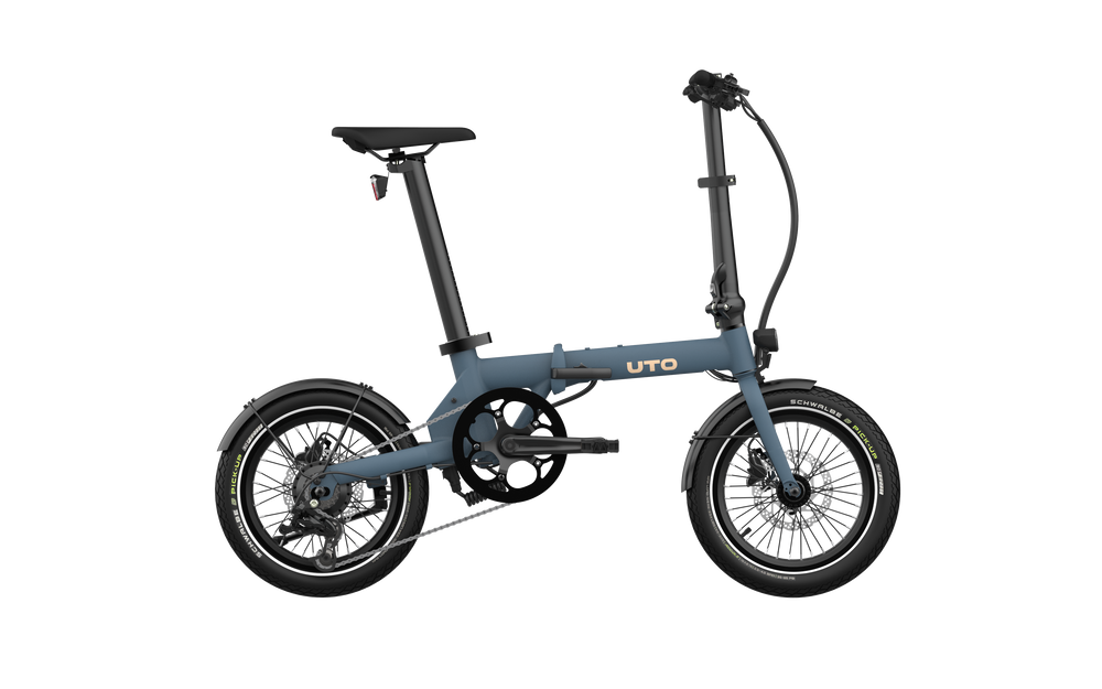 Uto elektrische vouwfiets og16 v0 blauw