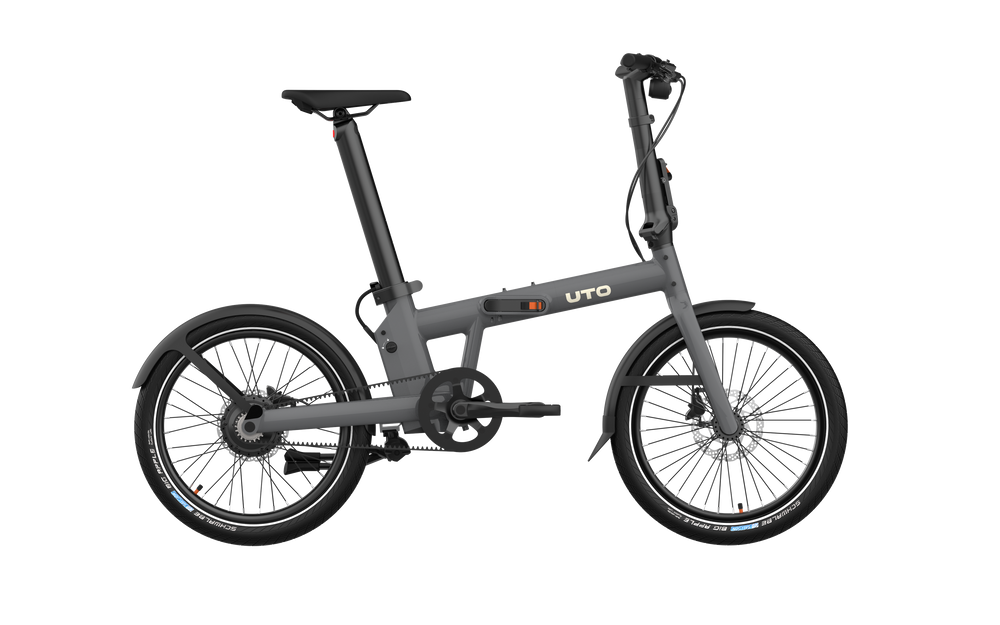 Uto elektrische vouwfiets pro20 v2 grijs