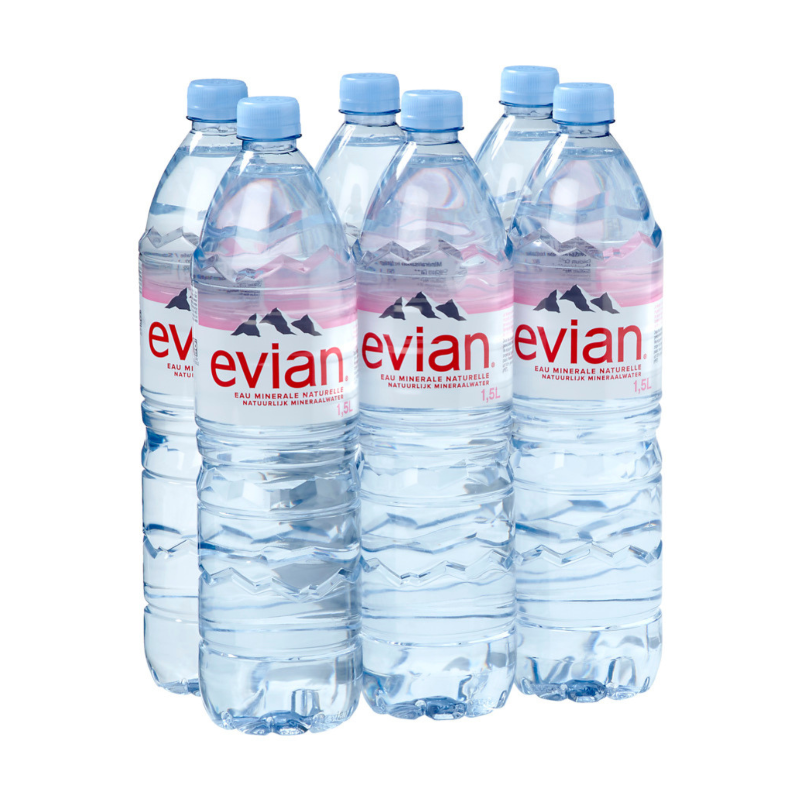 Evian mineraalwater kzv (6x 1,5 liter)