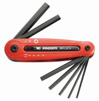 Facom 86h inbussleutels 6-kant, metr. 2,5-10mm