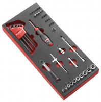 Facom mod doppen 1 4 6-kant en acc- metrisch