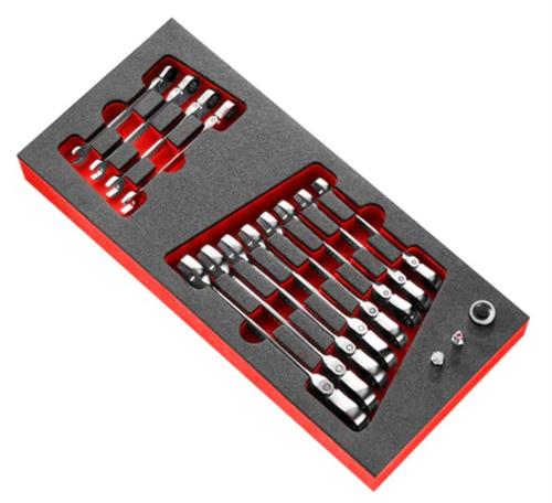 Facom module 12 scharnierende ringsteekratelsleutels - modm.467bfj12pb