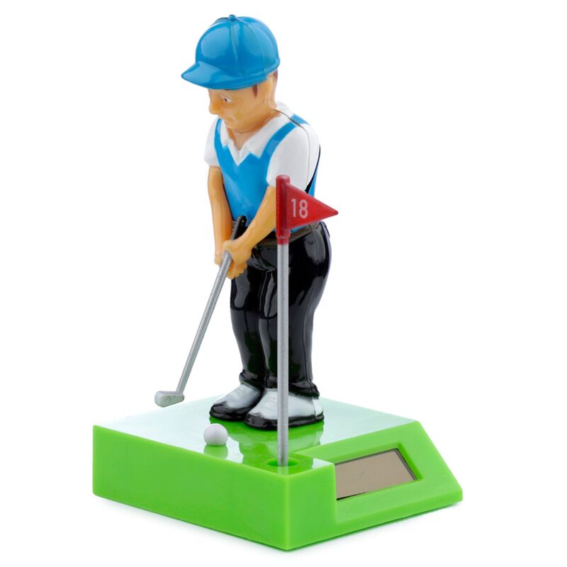 Golfer zonnecel zonnevriend figuur