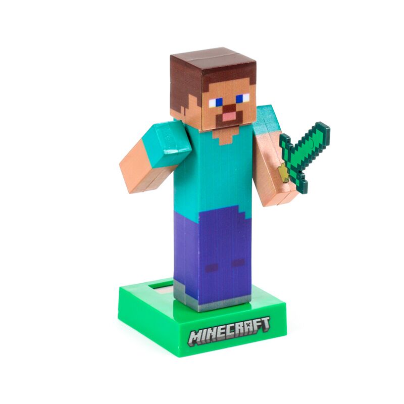 Minecraft steve zonnecel zonnevriend poppetje