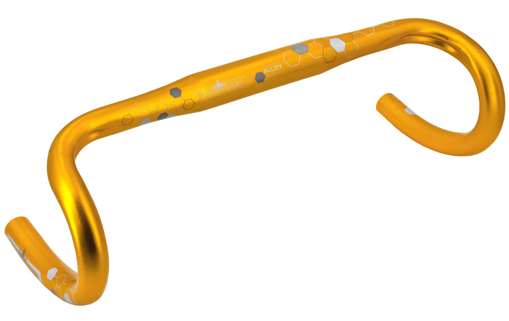 Katana firespeed f-6kac butted aluminium ø31.8 road bike handlebars gold | 31,8mm x 420mm