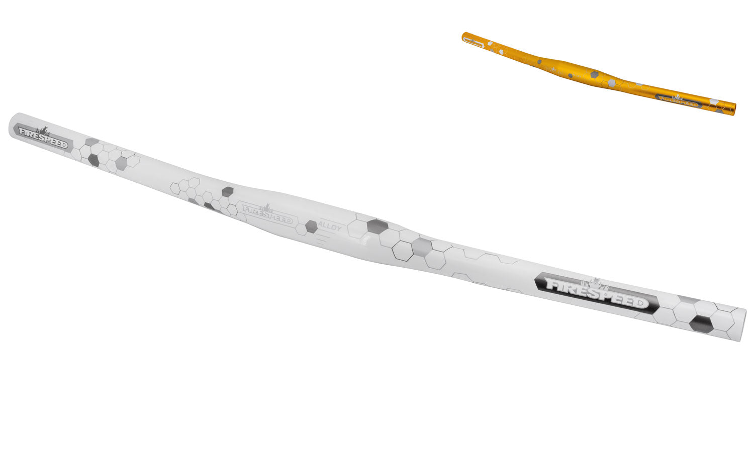 Katana firespeed f-a163kc butted alu 7075 ø31.8 flat handlebars | gold