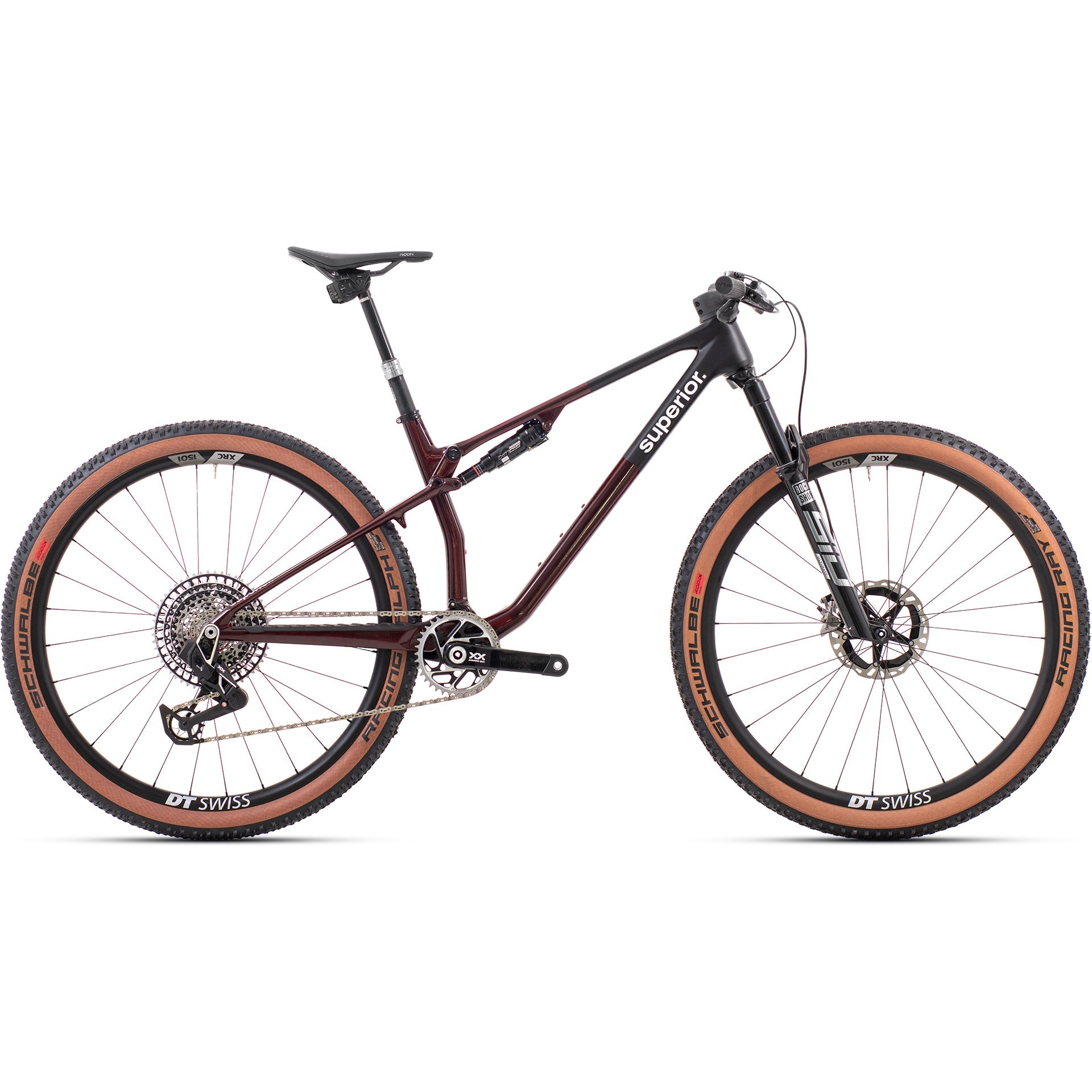 Superior mtb fully xf 9.9 team 29x21.0 (xl)gls red crb. black
