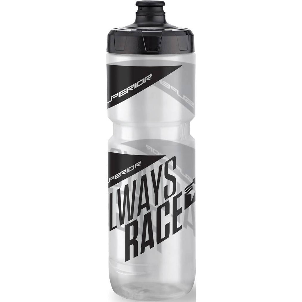 Superior bidon 750ml zwart grijs