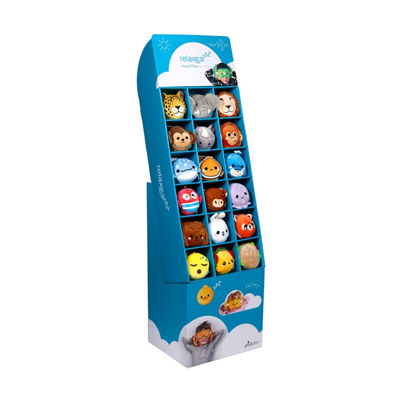 Imp fsdu-display voor 18 relaxeazzz-reiskussens oogmaskers