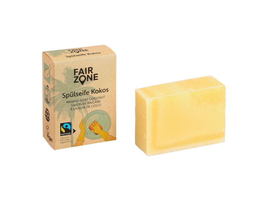 Fairzone afwaszeep - kokos - 80 gr