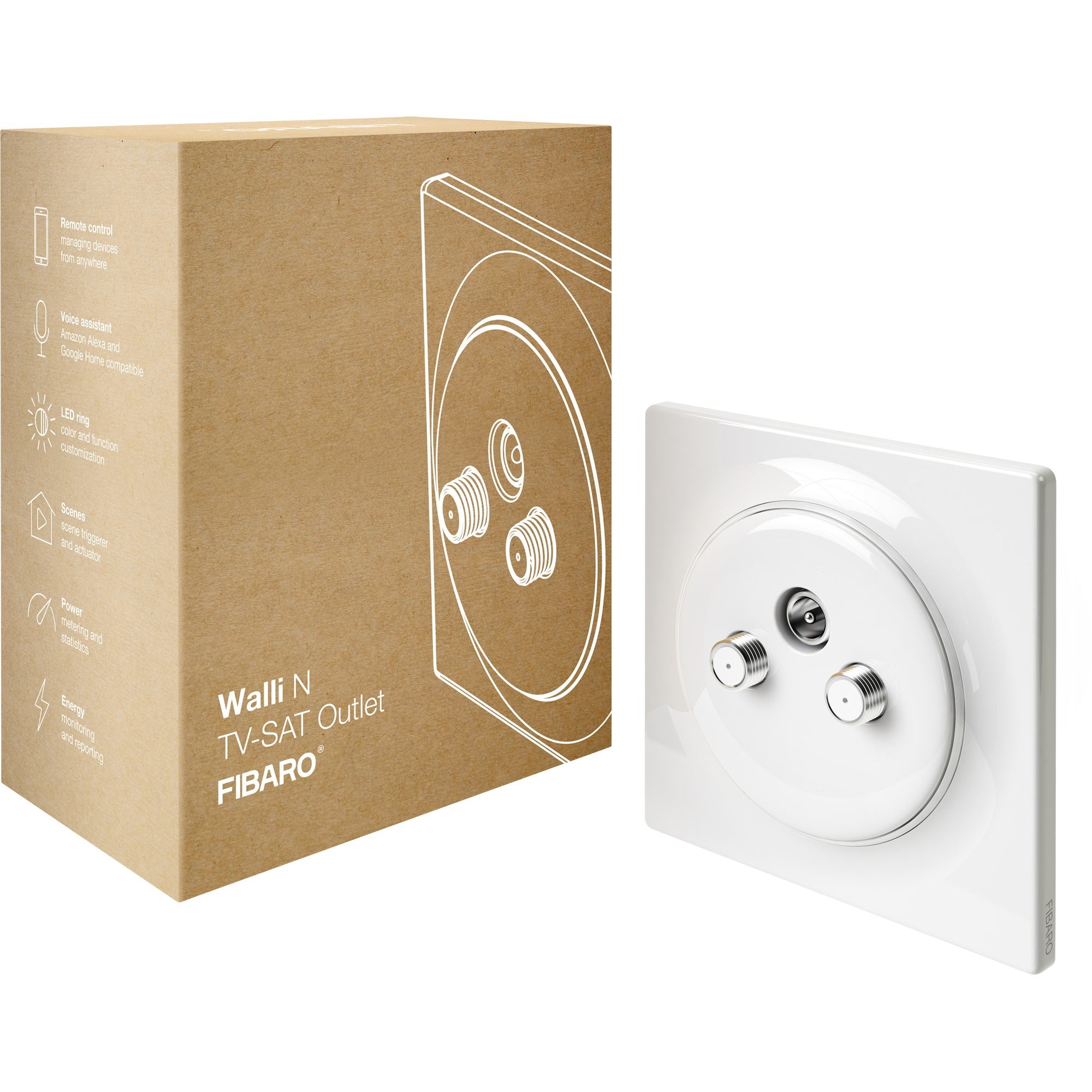 Fibaro Fibaro Walli N TV-SAT Outlet