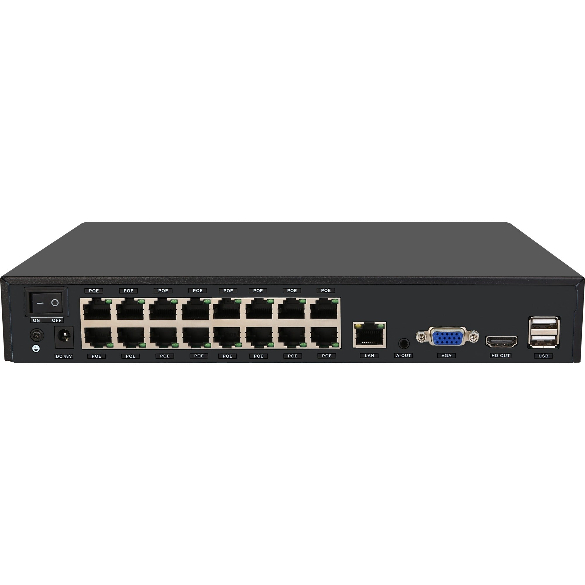 Foscam FNA216HE, 16-kanaals 4K 8MP PoE NVR