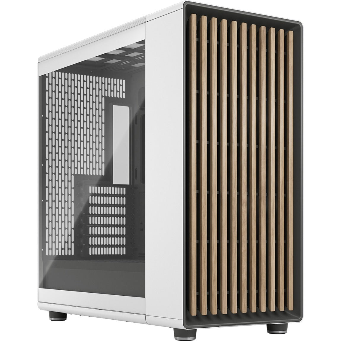Fractal design north xl midi tower behuizing (wit | 2x usb-a | 1x usb-c | tempered glass)