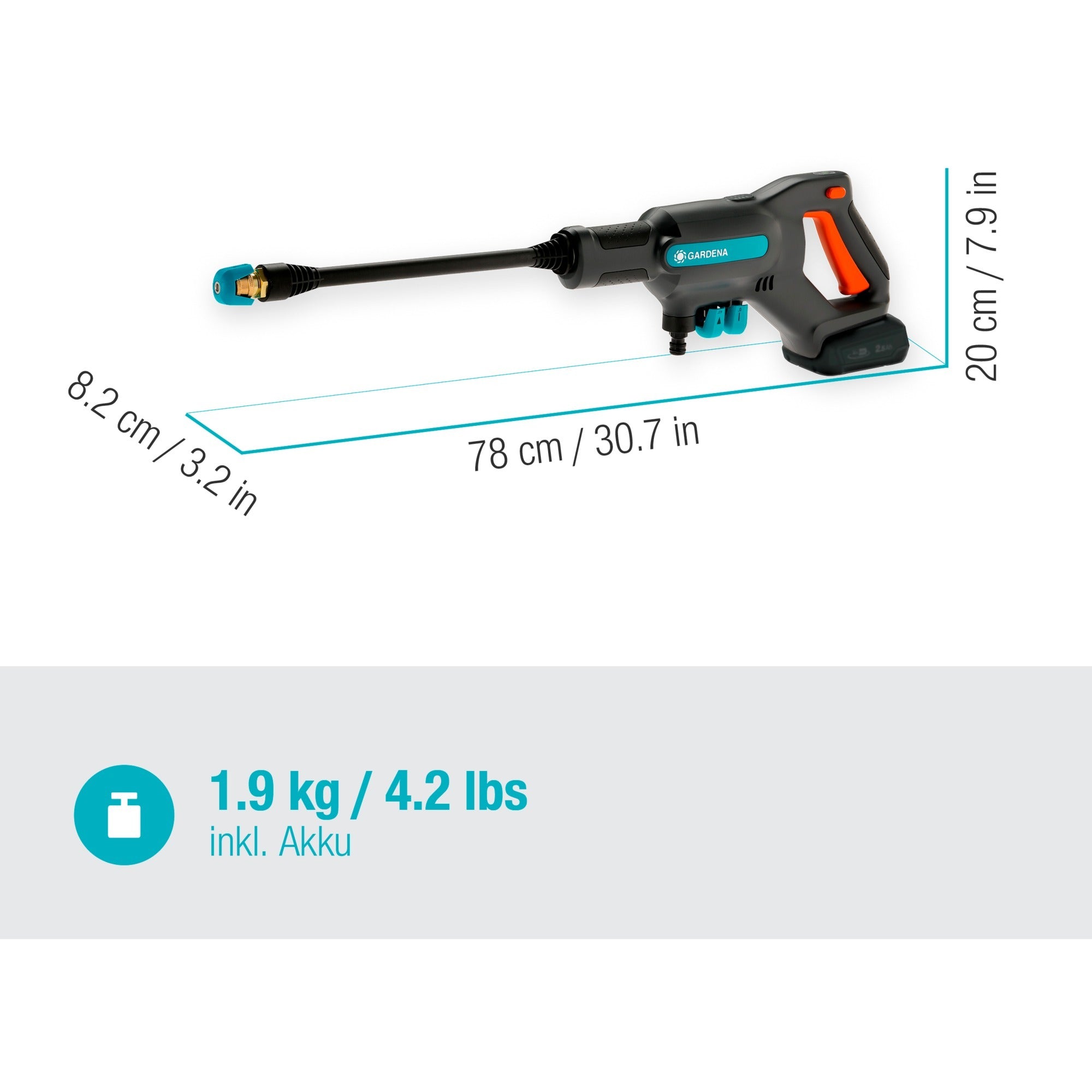 GARDENA GARDENA AquaClean 24 18 V P4A Premium Set