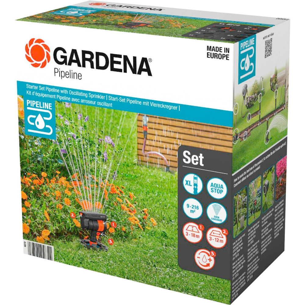 Gardena complete pipeline startset met zwenksproeier waterkraan (8274-34)
