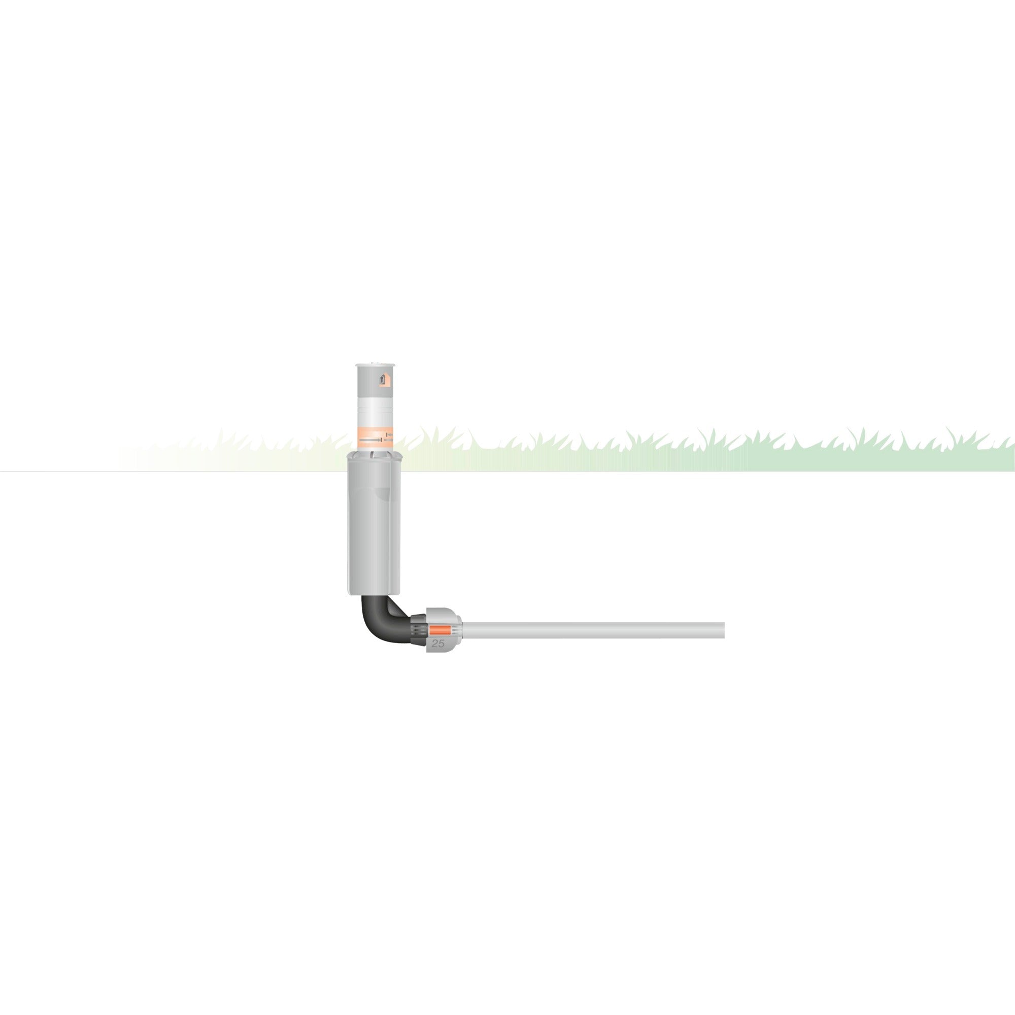 GARDENA GARDENA L-stuk 25 mm x 1 2 buitendraad